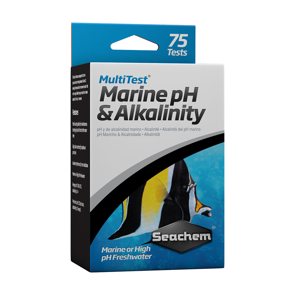 Seachem® Multitest™ Marine pH & Alkalinity 75 Count