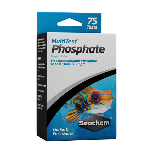 Seachem® Multitest™ Measures Inorganic Phosphate To Less Than 0.05 Mg/l 75 Count