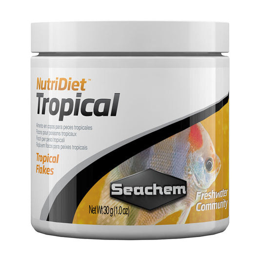 Seachem® Nutridiet® Probiotics Tropical Flakes for Tropical Fish 30 Gm
