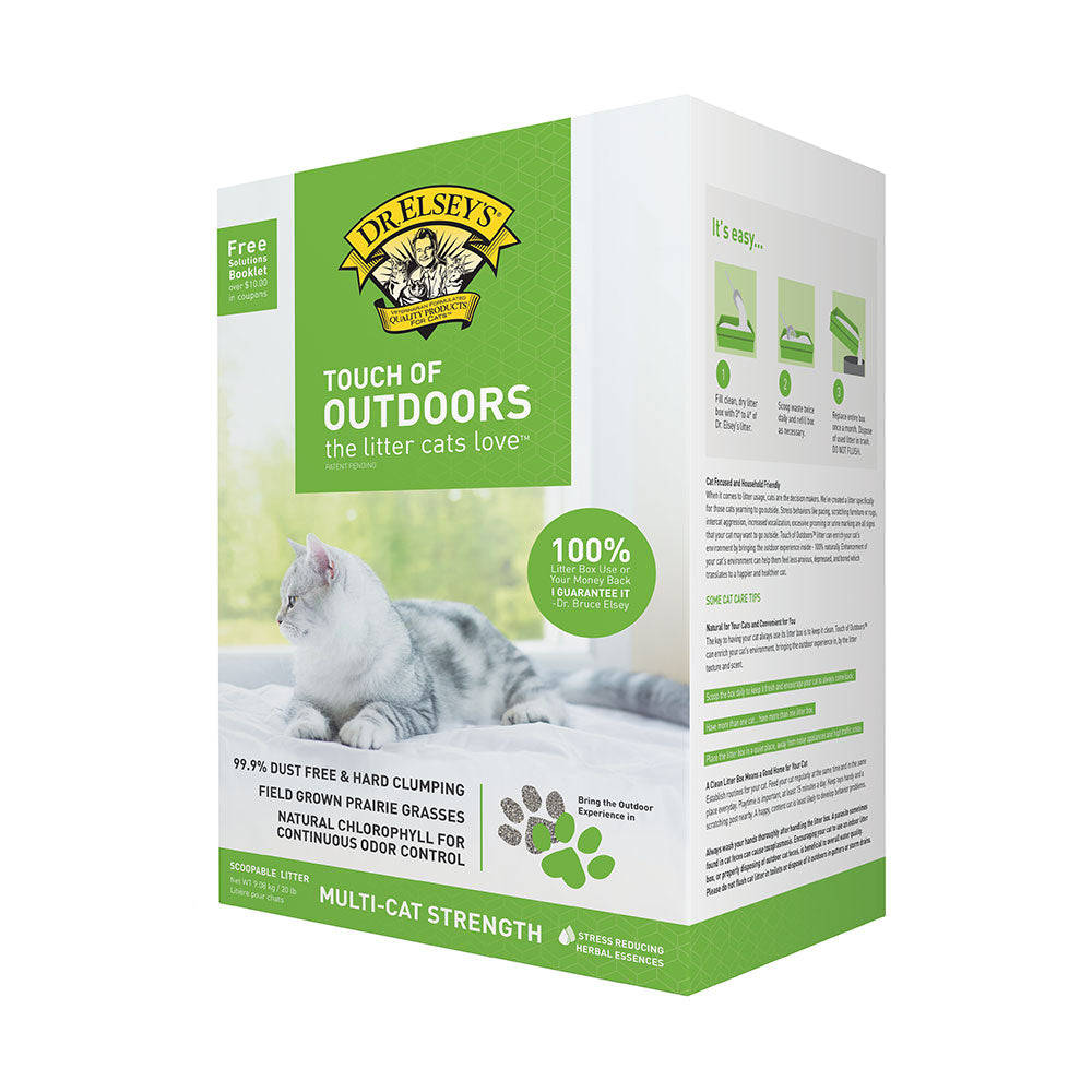 Dr. Elsey’s® Touch of Outdoors™ Multi Cat Litter 20 Lbs