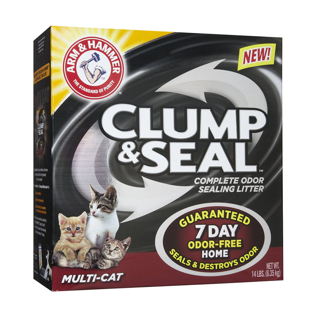 Arm & Hammer™ Clump & Seal™ Complete Odor Sealing Clumping Multi-Cat Litter 28 Lbs