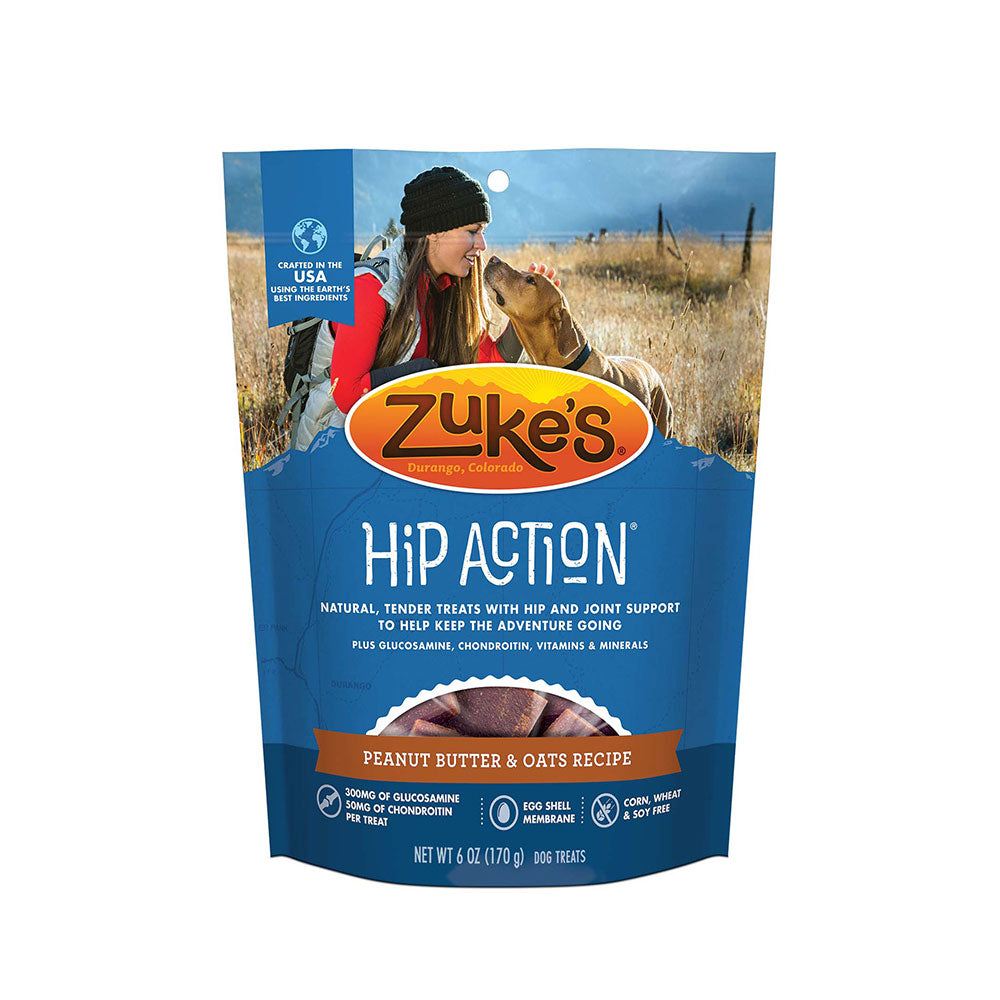 Zuke's® Hip Action® Peanut Butter & Oats Recipe Dog Treats 6 Oz