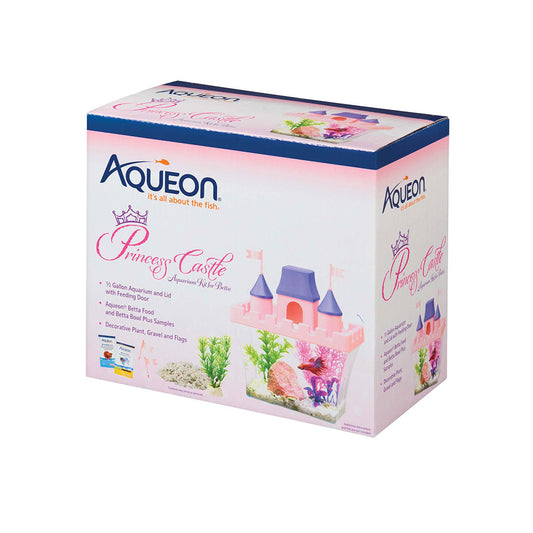 Aqueon® Princess Castle Aquarium Kit 8.25 X 4.75 X 7.5 Inch