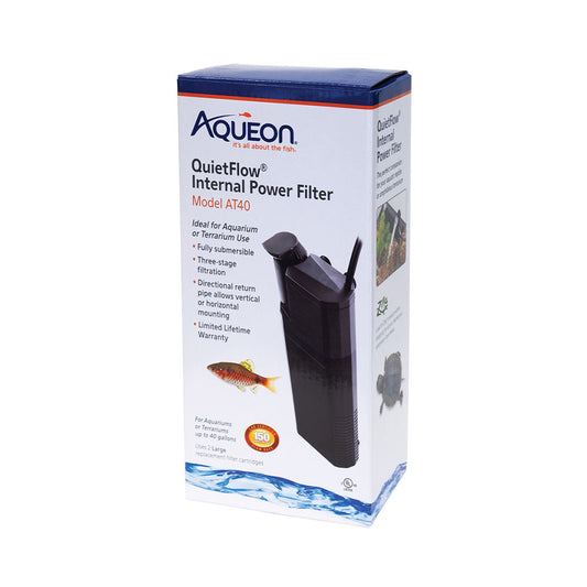 Aqueon® QuietFlow® Internal Power Filters Up to 40 Gallons Aquarium