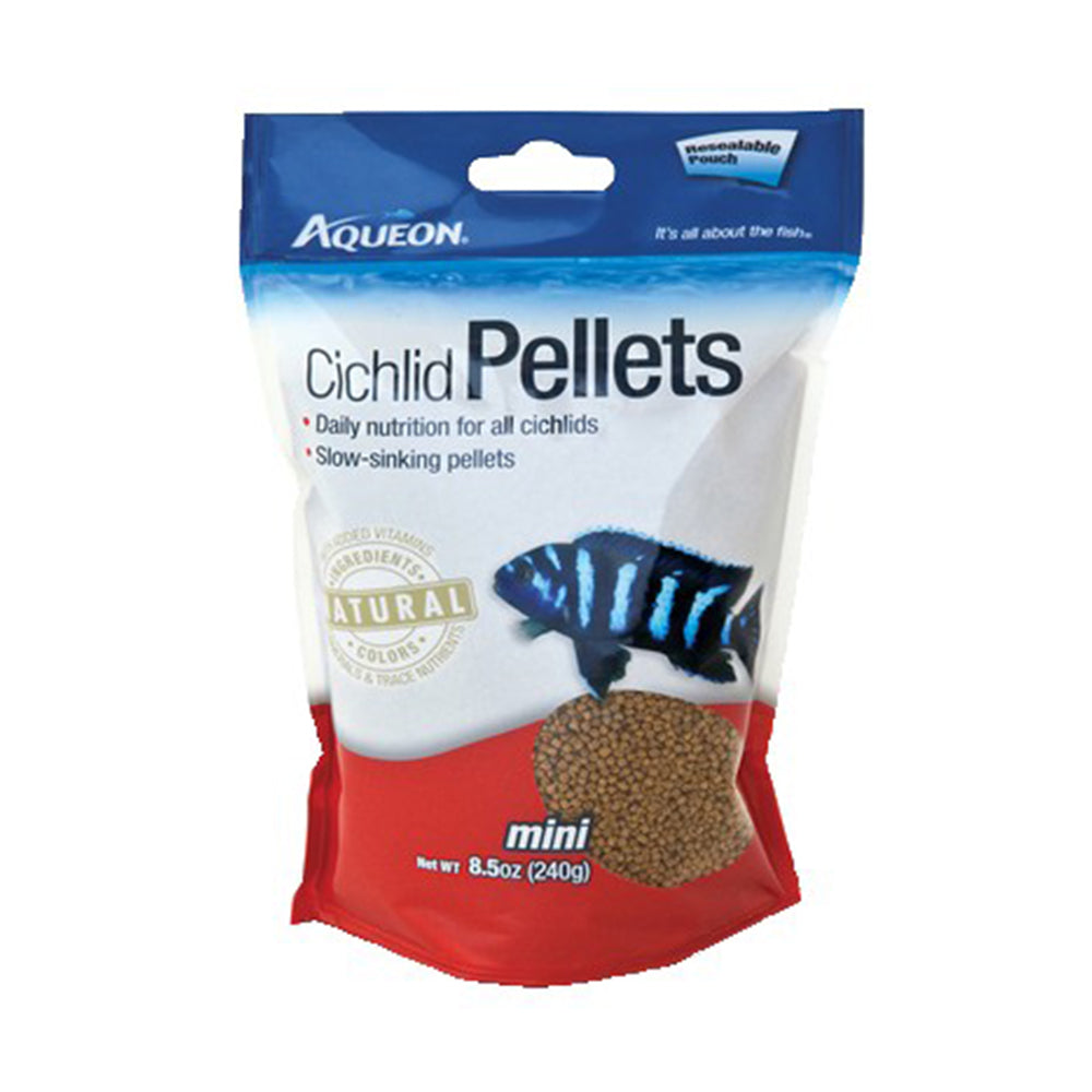 Aqueon® Medium Cichlid Pellets Fish Food 8.5 Oz