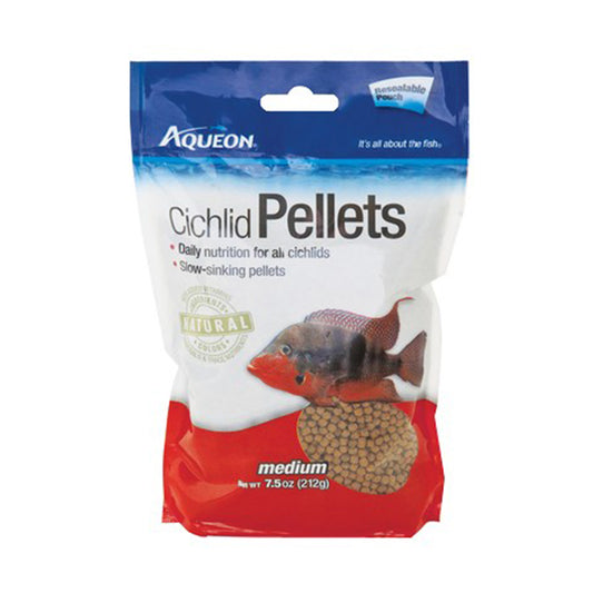 Aqueon® Medium Cichlid Pellets Fish Food 7.5 Oz