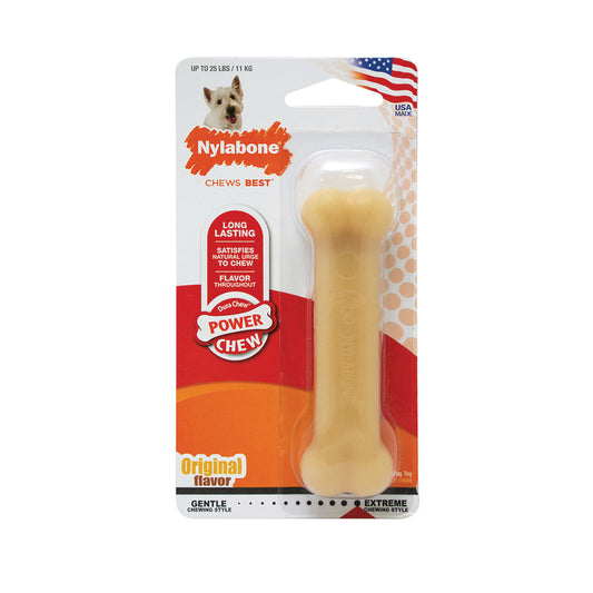 Nylabone® Dura Chews® Power Chews Original Flavor Long Lasting Chews Dog Toys Regular Up to 25 Lbs