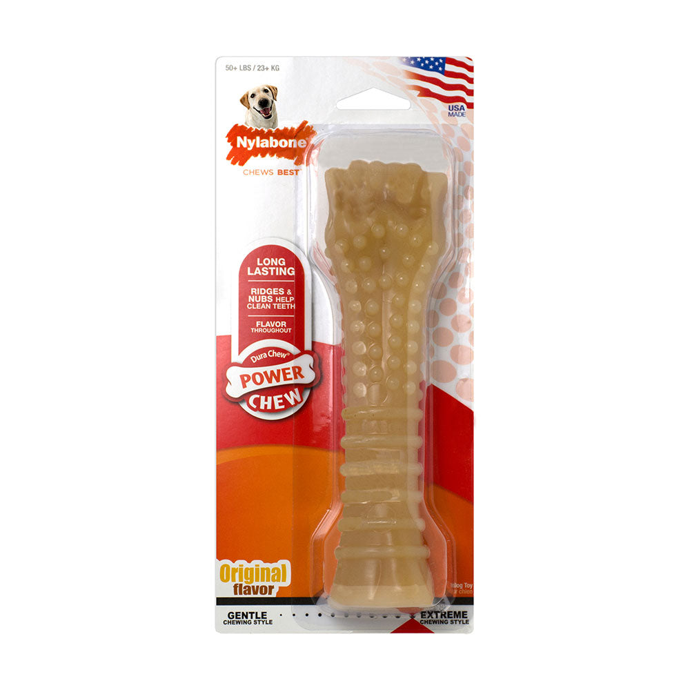 Nylabone® Dura Chew® Power Chew Original Flavor Long Lasting Chew Dog Toy Souper 50+ Lbs