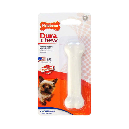 Nylabone® Dura Chews® Power Chews Chicken Flavor Long Lasting Chews Dog Toys Petite Up to 15 Lbs