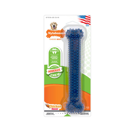 Nylabone® Flexi Chews® Moderate Chews Chicken Flavor Dental Chews Dog Toys Giant Up to 50 Lbs