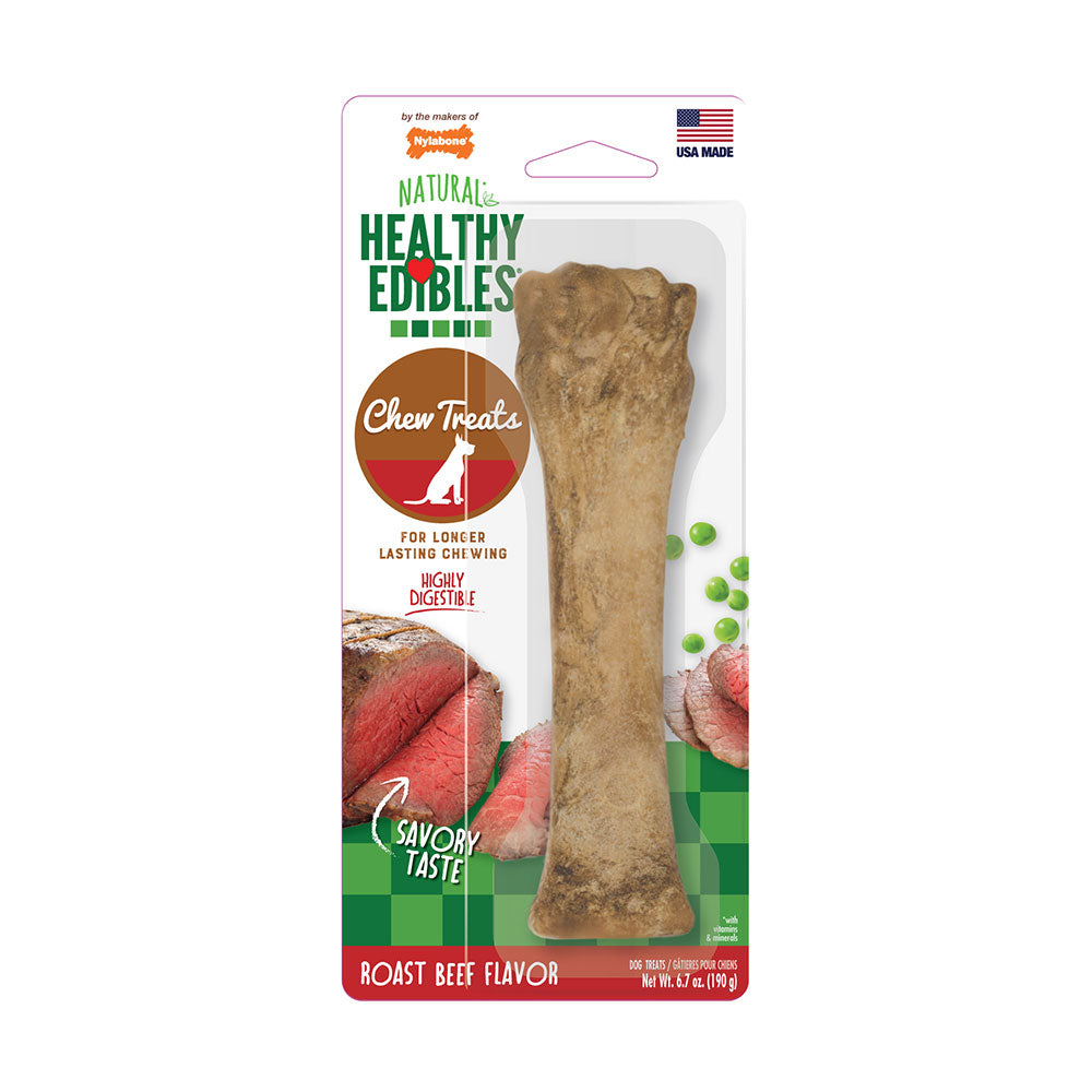 Nylabone® Healthy Edibles® Roast Beef Flavor Long Lasting Chew Dog Treat Souper 50+ Lbs X 1 Count
