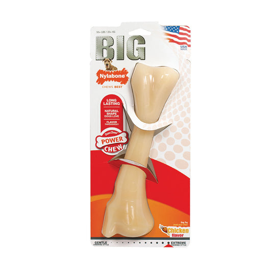 Nylabone® Dura Chew® Power Chew Monster Chicken Flavor Bone Long Lasting Chew Dog Toy XX-Large/Monster