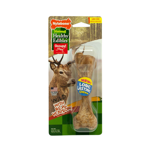 Nylabone® Healthy Edibles® Wild Venison Flavor Long Lasting Chew Dog Treat, 1 Count