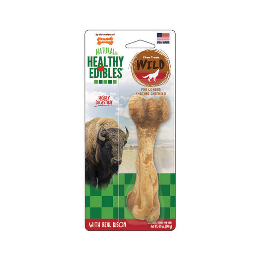 Nylabone® Healthy Edibles® Wild Bison Flavor Chew Dog Treat, 1 Count, Large