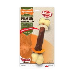 Nylabone® Dura Chews® Power Chews Beef Flavor Femur Alternative Long Lasting Chews Dog Toys Giant Up to 50 Lbs