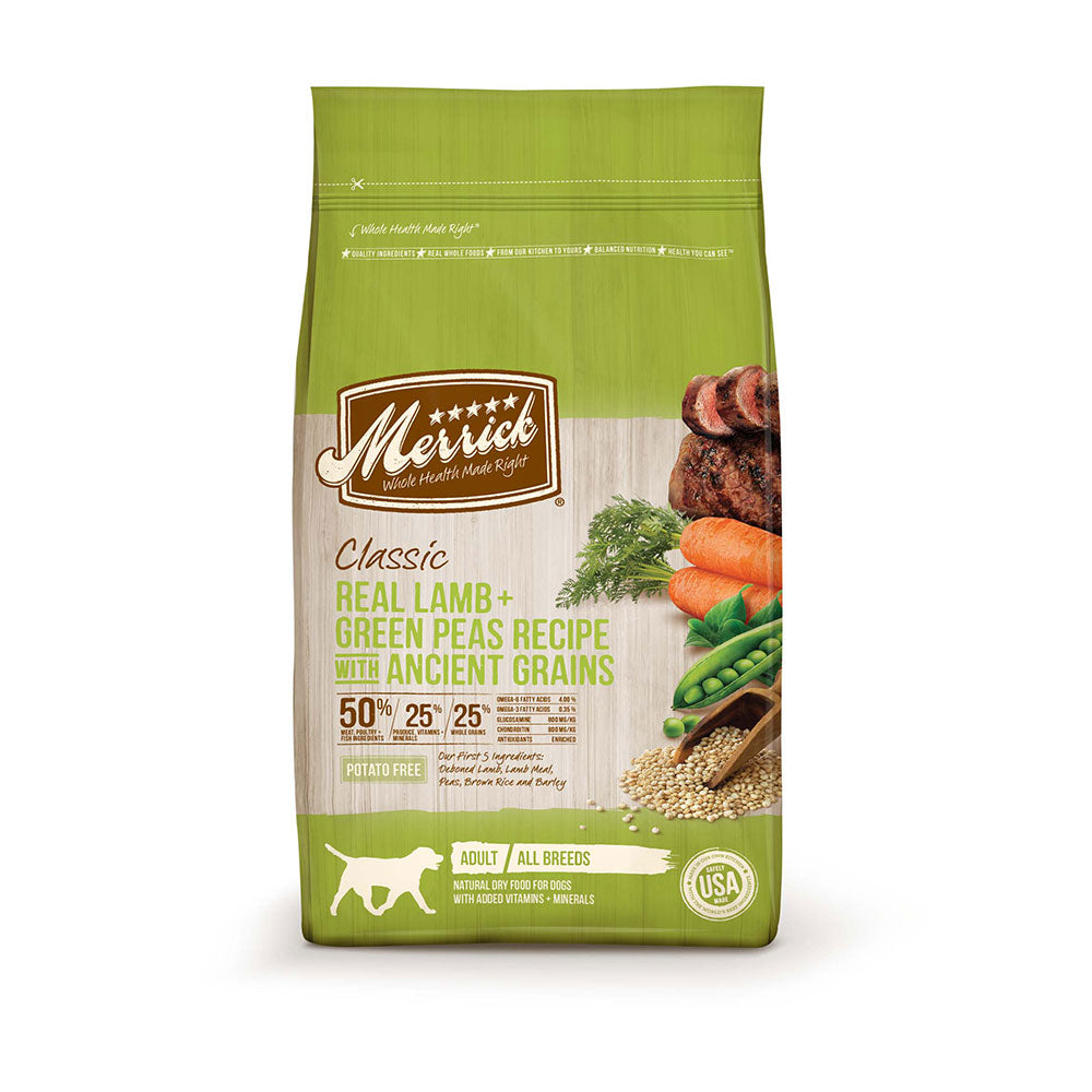 Merrick® Classic Healthy Grains Real Lamb and Brown Rice Recipe with Ancient Grains Adult Dry Dog Food, 12 Lbs