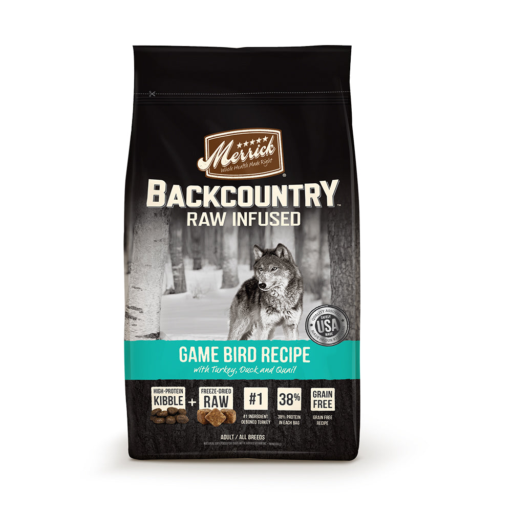 Merrick® Backcountry® Raw Infused Game Bird Recipe Dog Food 12 Lbs