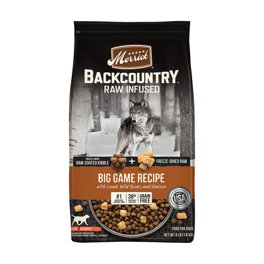 Merrick® Backcountry® Raw Infused Big Game Recipe Adult Dry Dog Food, 20 Lbs