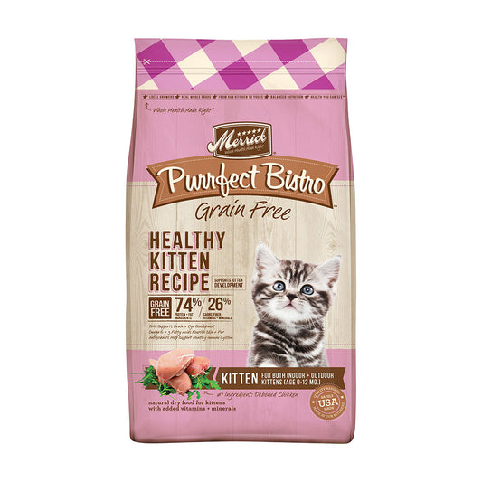 Merrick® Purrfect Bistro® Grain Free Healthy Kitten Recipe Dry Cat Food, 4 Lbs