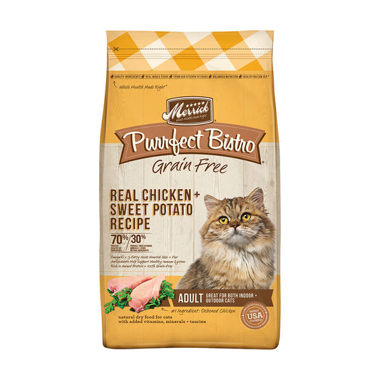 Merrick® Purrfect Bistro® Grain Free Real Chicken and Sweet Potato Recipe Adult Cat Food, 4 Lbs