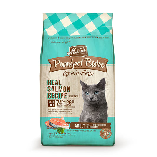 Merrick® Purrfect Bistro® Grain Free Real Salmon and Sweet Potato Recipe Adult Cat Food, 4 Lbs
