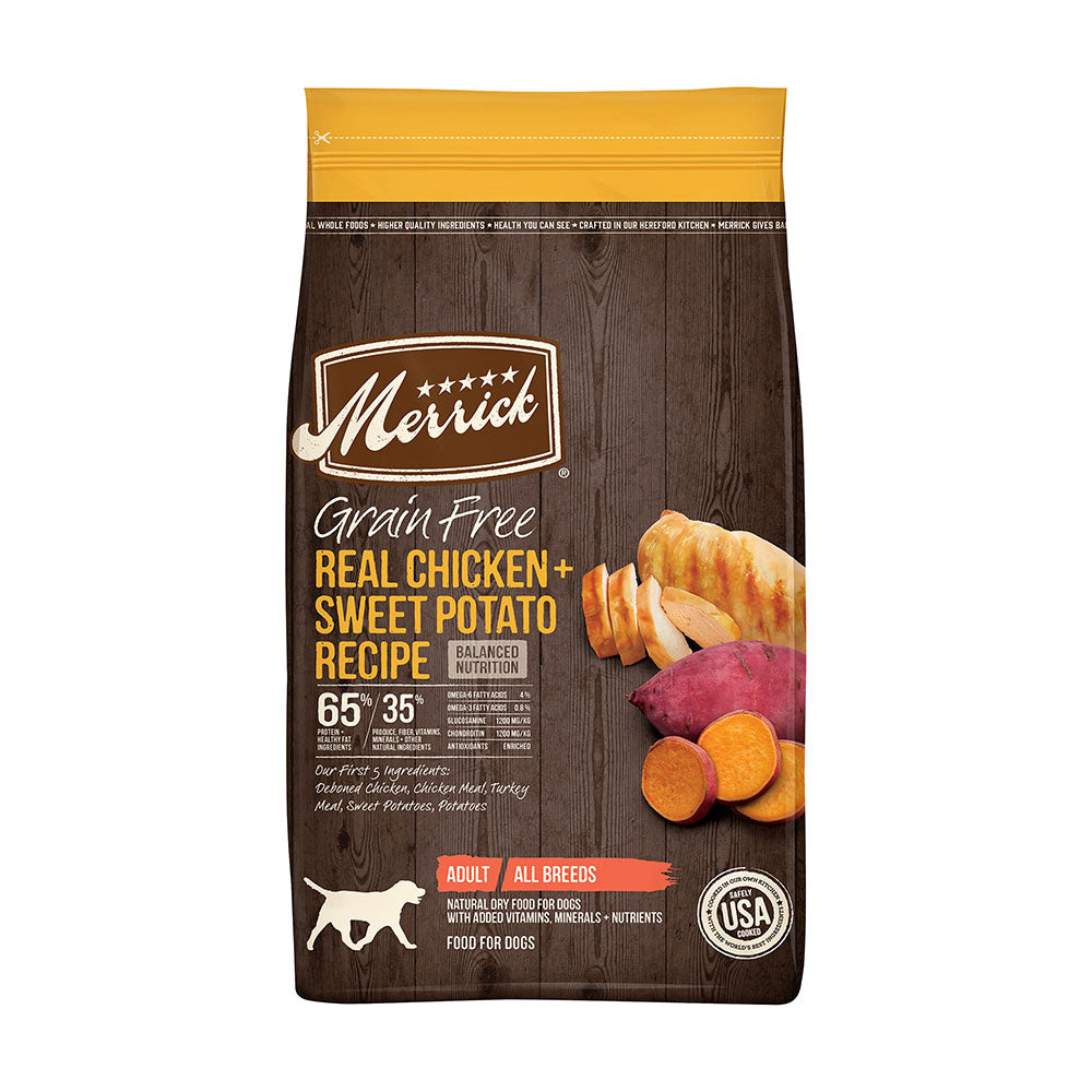 Merrick® Grain Free Real Chicken & Sweet Potato Recipe Dog Food 4 Lbs