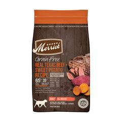 Merrick® Grain Free Real Texas Beef and Sweet Potato Recipe Adult Dog Food 4 Lbs