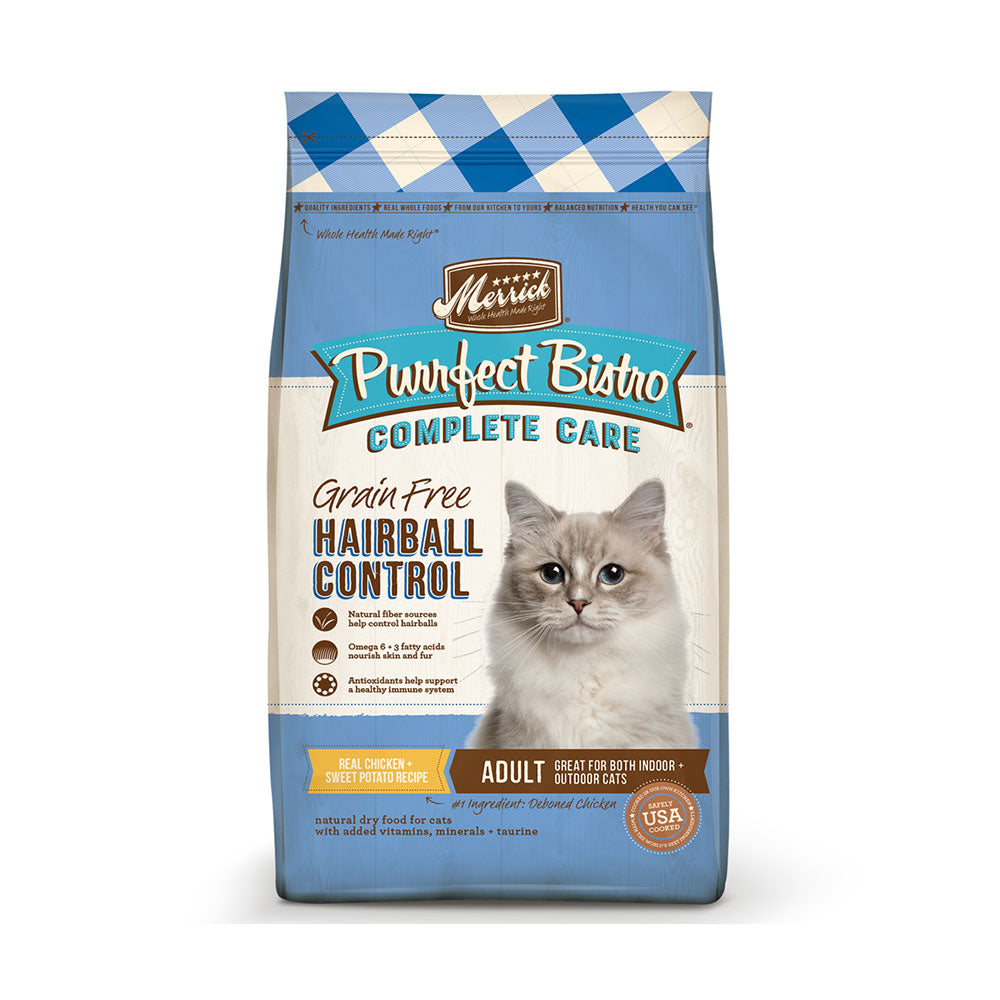 Merrick® Purrfect Bistro® Grain Free Complete Care Hairball Control Recipe Adult Cat Food, 12 Lbs