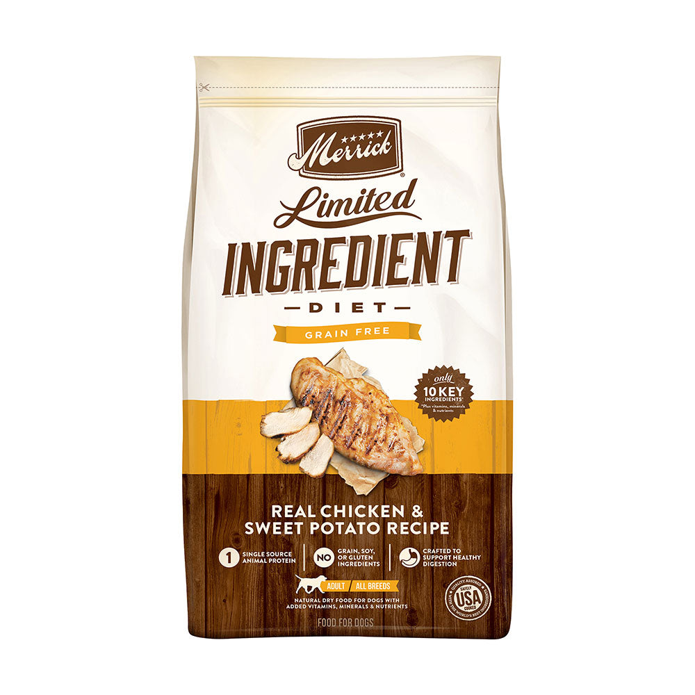 Merrick® Limited Ingredient Diet Grain Free Real Chicken & Sweet Potato Recipe Dog Food 22 Lbs