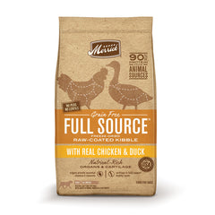 Merrick® Full Source® Grain Free Freeze-Dried Raw-Coated Kibble with Chicken & Duck Dog Food 20 Lbs