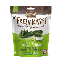Merrick® Fresh Kisses™ Double Brush Infused with Coconut and Botanical Oils X-Small Dog Treats 6 Oz