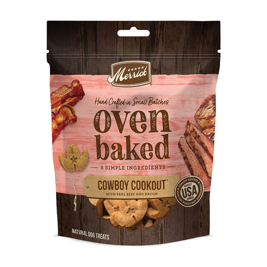 Merrick® Oven Baked Cowboy Cookout with Real Beef and Bacon Dog Treat 11 Oz