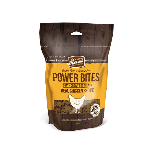 Merrick® Power Bites® Grain Free Real Chicken Recipe Dog Treats 6 Oz