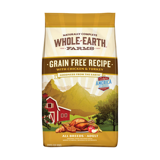 Whole Earth Farms® Goodness from the Earth™ Grain Free Chicken & Turkey Recipe Dog Food 4 Lbs