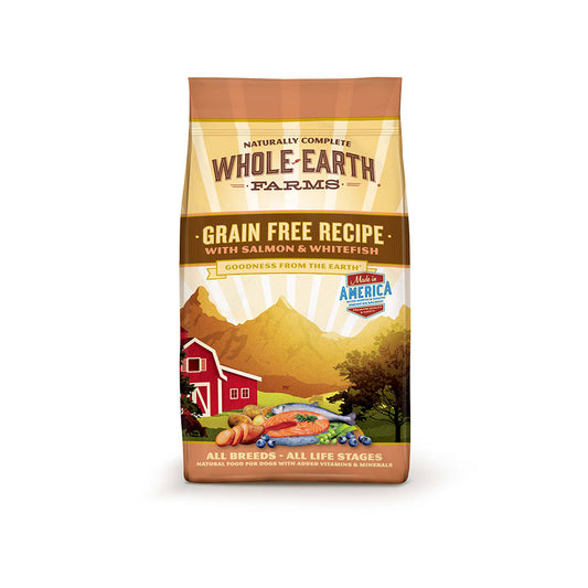 Whole Earth Farms® Goodness from the Earth™ Grain Free Salmon & Whitefish Recipe Dog Food 12 Lbs