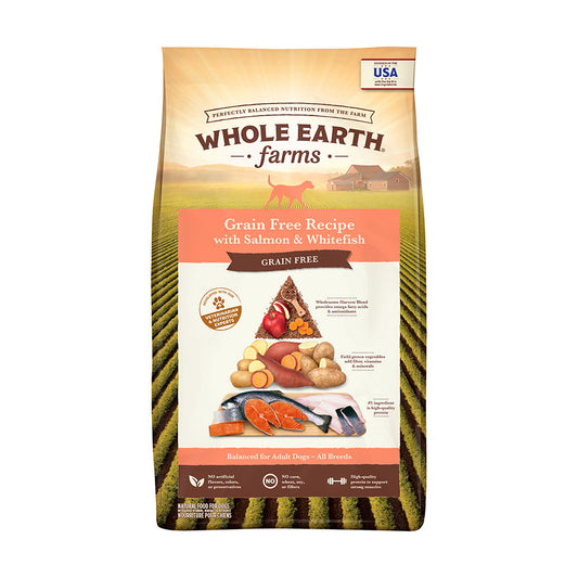 Whole Earth Farms® Goodness from the Earth™ Grain Free Salmon & Whitefish Recipe Dog Food 25 Lbs