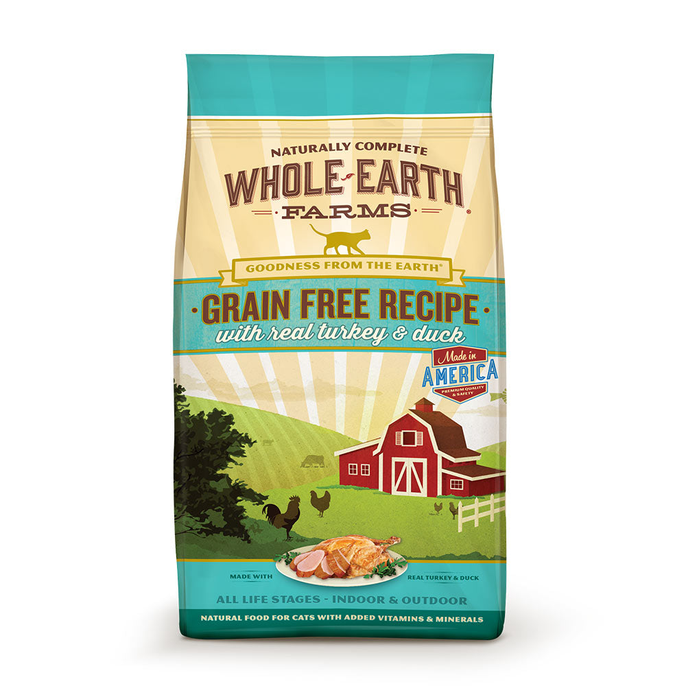 Whole Earth Farms® Goodness from the Earth™ Grain Free Real Turkey & Duck Recipe Cat Food 5 Lbs