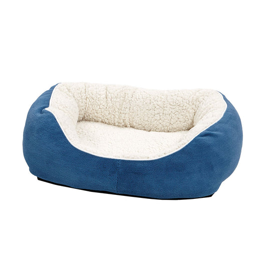 MW Quiet Time Cuddle Bed Blue Small, 22" L X 19.5" W