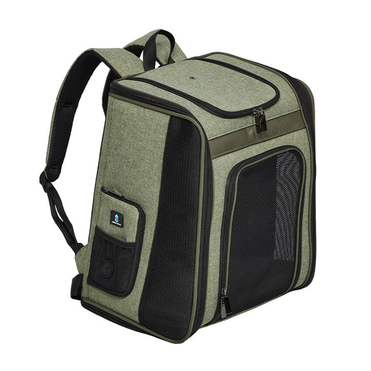 MidWest® Day Tripper Pet Backpack 10.8 In Lg x 14.6 In Wd x 16.9 In Ht Green Color
