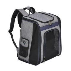 MidWest® Day Tripper Pet Backpack 10.8 In Lg x 14.6 In Wd x 16.9 In Ht Gray Color