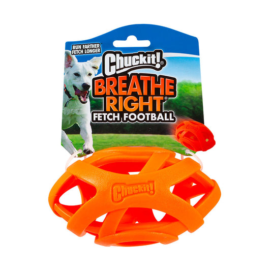 Petmate® Chuckit! Breathe Right Fetch Football Dog Toy One Size Orange