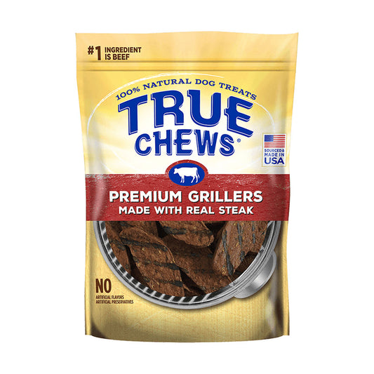 True Chews® Premium Grillers Made with Real Steak Dog Treats 10 Oz