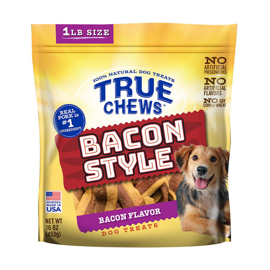 True Chews® Bacon Style Bacon Flavor Dog Treats 16 Oz