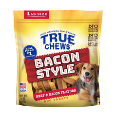 True Chews® Bacon Style Beef & Bacon Flavor Dog Treats 16 Oz