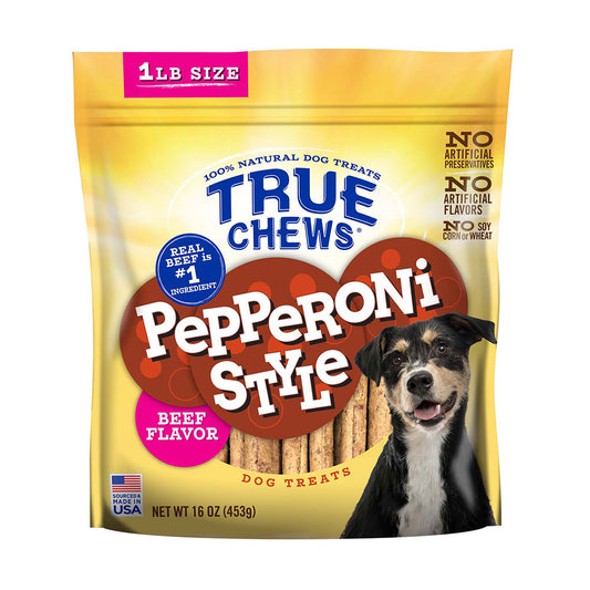 True Chews® Pepperoni Style Beef Flavor Dog Treats 16 Oz
