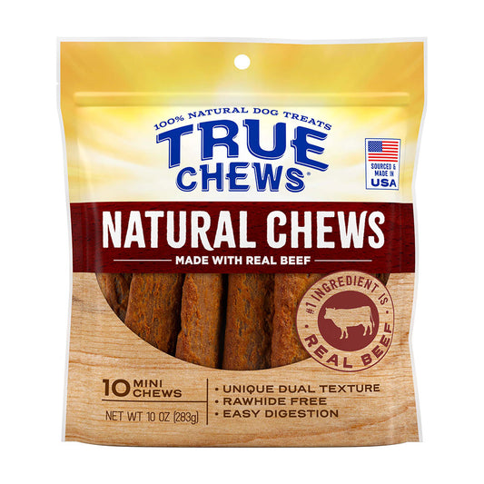 True Chews® Natural Chews Made with Real Beef Dog Treats (Reg 5pc) 10oz