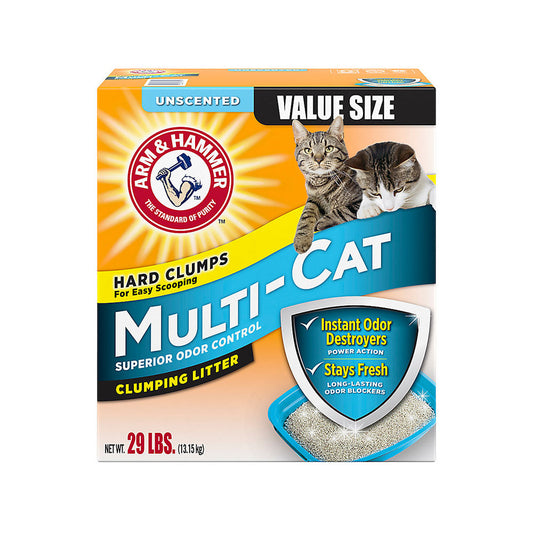 Arm & Hammer™ Multi-Cat Unscented Clumping Cat Litter 29 Lbs