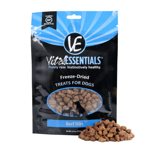 Vital Essentials® Beef Nibs Freeze-Dried Grain Free Family Size Treats, 6.2 oz