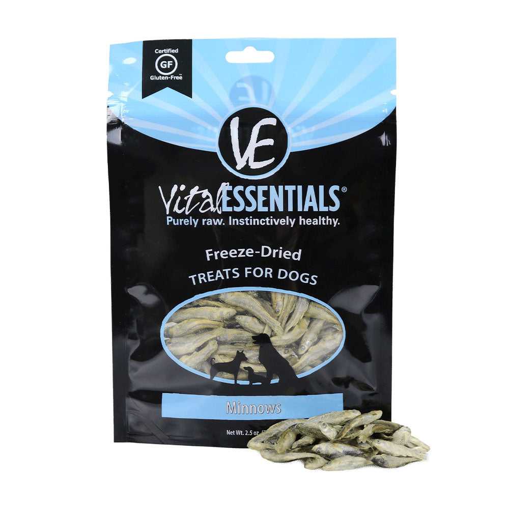 Vital Essentials® Minnows Freeze-Dried Grain Free Family Size Treats, 2.5 oz
