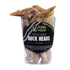 Vital Essentials® Raw Bar Freeze-Dried Duck Heads Dog Treats 20 Piece/Bag